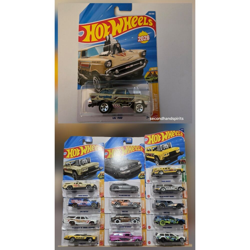 14 HOT WHEELS WAGONS Long Roofs GONE MAD VOLVO 240 CHEVELLE SS RS2 TIME SHIFTER
